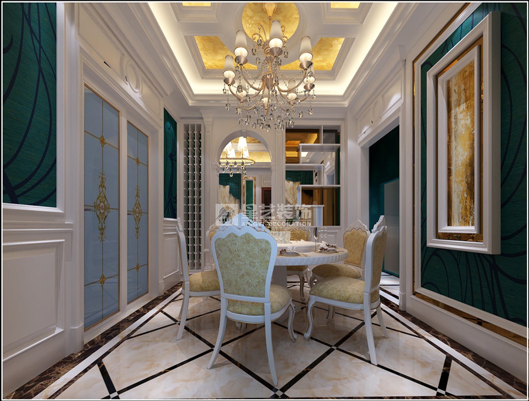 贵阳别墅装修设计，花溪碧桂园欧式别墅装修案例！