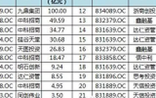 PE挂牌新三板被叫停：狂圈钱或引不满 复制九鼎不容易