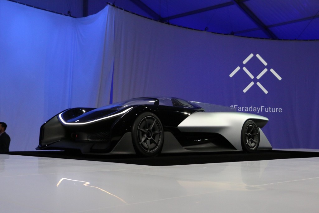 汽车 ffzero 1电动概念车,也就是乐视此前宣称的那款乐视超级汽车,它