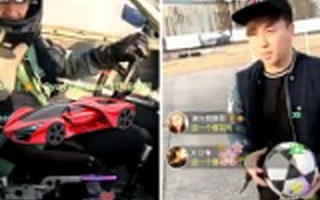 释小龙映客直播“漂移射门” 引5万粉丝疯狂围观