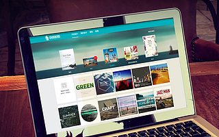 选择好的背景,设计完成了一半