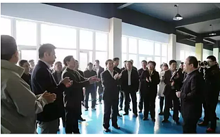 苏河汇落地蚌埠 安徽省政府领导莅临现场调研指导