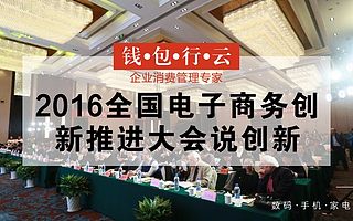 2016全国电子商务创新推进大会钱包行云这样聊创新
