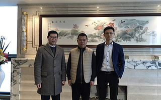 著名温商高天乐“论剑”新温商掌上大学创始人张良玉