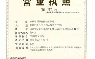 【青创品牌推介】安康市利华物资有限公司