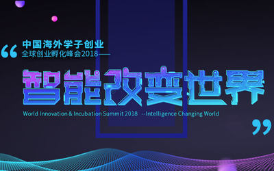 中国海外学子创业 全球创业孵化峰会2018—智能改变世界