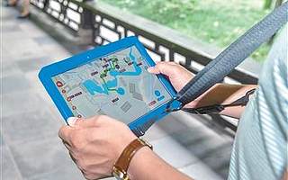 成都高新區(qū)企業(yè)研發(fā)的智能導航系統(tǒng)在杜甫草堂試運行