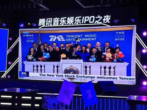腾讯音乐在美上市，造就多位音乐领域亿万富豪