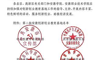 协会被认定为安康市创新创业教育基地