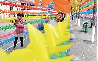 成都高新區肖家河街道風車節即將開幕 社區居民自發打造高新“網紅”地