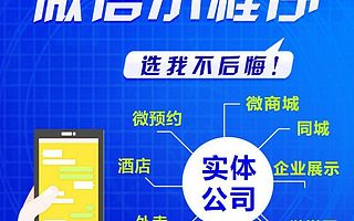 小程序开发;小程序开发招合伙人,国代