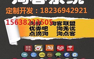 淘宝客APP软件开发,淘宝客APP开发