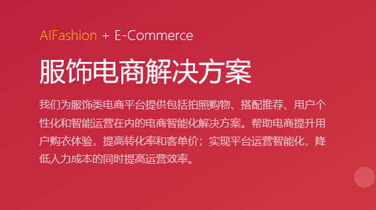 零售行业人工智能技术与服务提供商-以图搜图、服饰相似检索、电商智能运营等