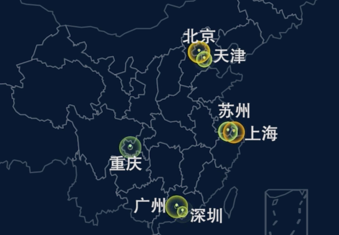 2006年-2018年万亿GDP城市变迁