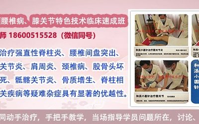 中华圆针治疗颈肩腰腿痛专利技术临床带教班