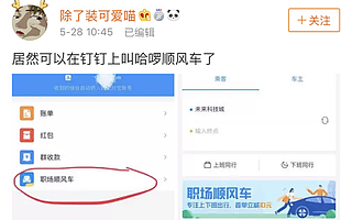 阿里又看上了打车生意？哈啰顺风车在钉钉上线