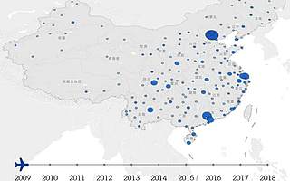 3万条航班数据背后，230座城市的天空之战丨数说机场①
