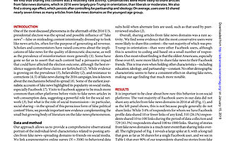 Advancement of Science：Facebook 假新聞傳播調查