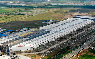 特斯拉發布上海超級工廠最新諜照 9月有望完工