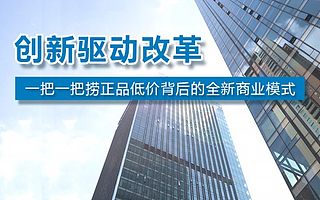 創新驅動改革-一把一把撈正品低價背后的全新商業模式