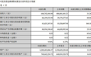 鹽津鋪子2019年上半年營收6.41億元 同比增長31.28%