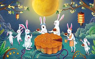 揭秘月饼的正确打开方式，德邦快递带你玩转中秋节