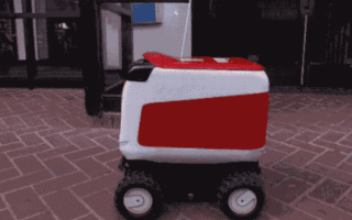 活躍在美國名校的網(wǎng)紅無人送餐車，居然是輛遙控車