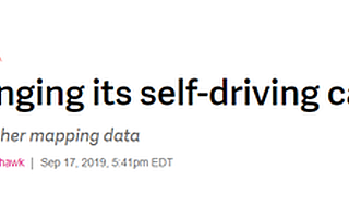 Uber将于11月测试自动驾驶汽车 用以收集地图数据