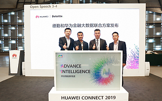 華為聯合德勤發布金融行業大數據解決方案