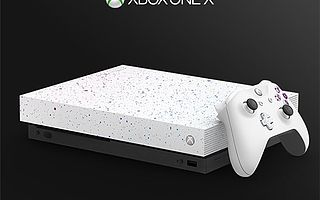 微軟推出Xbox One X超時空特別版：主色為白色 輔以紫色和藍色點綴