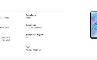 傳音Infinix Hot S5手機(jī)曝光：采用打孔屏設(shè)計(jì) 內(nèi)置4GB運(yùn)存