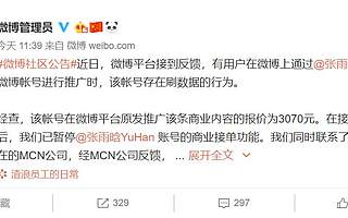 “爆红视频”百万浏览、0转化！微博回应“机构大V刷单”：已暂停账号商业接单