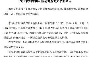 *ST 東網因信批違規 被證監會立案調查