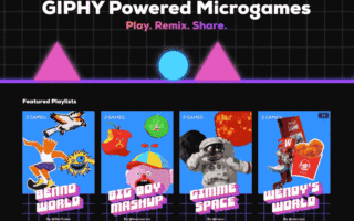 全世界最大的动图网站，最近推出了小游戏平台Arcade