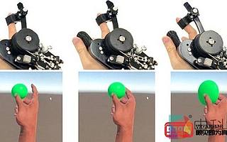 微軟研究院展示了新款原型VR控制器CapstanCrunch