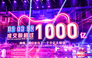 1小时3分59秒,2019天猫双11破千亿
