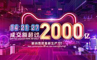 2000亿交易额！2019天猫双11只用了14个小时