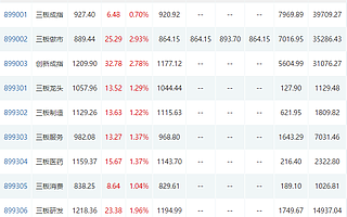 新三板創(chuàng)新成指報(bào)收1209.9點(diǎn)創(chuàng)歷史新高 成交額3.1億元