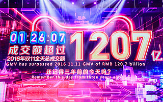 86分鐘1207億，天貓雙11背后的數字增長秘密
