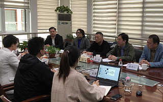 上海宝山城市工业园区代表团来访滨开区