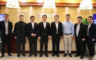 能鏈集團創始人戴震歡迎重慶高新區領導到訪