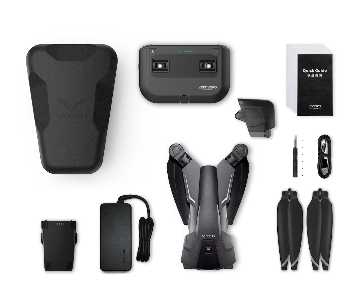 零零科技发布 v 型双旋翼无人机 falcon ,续航长达 50 分钟