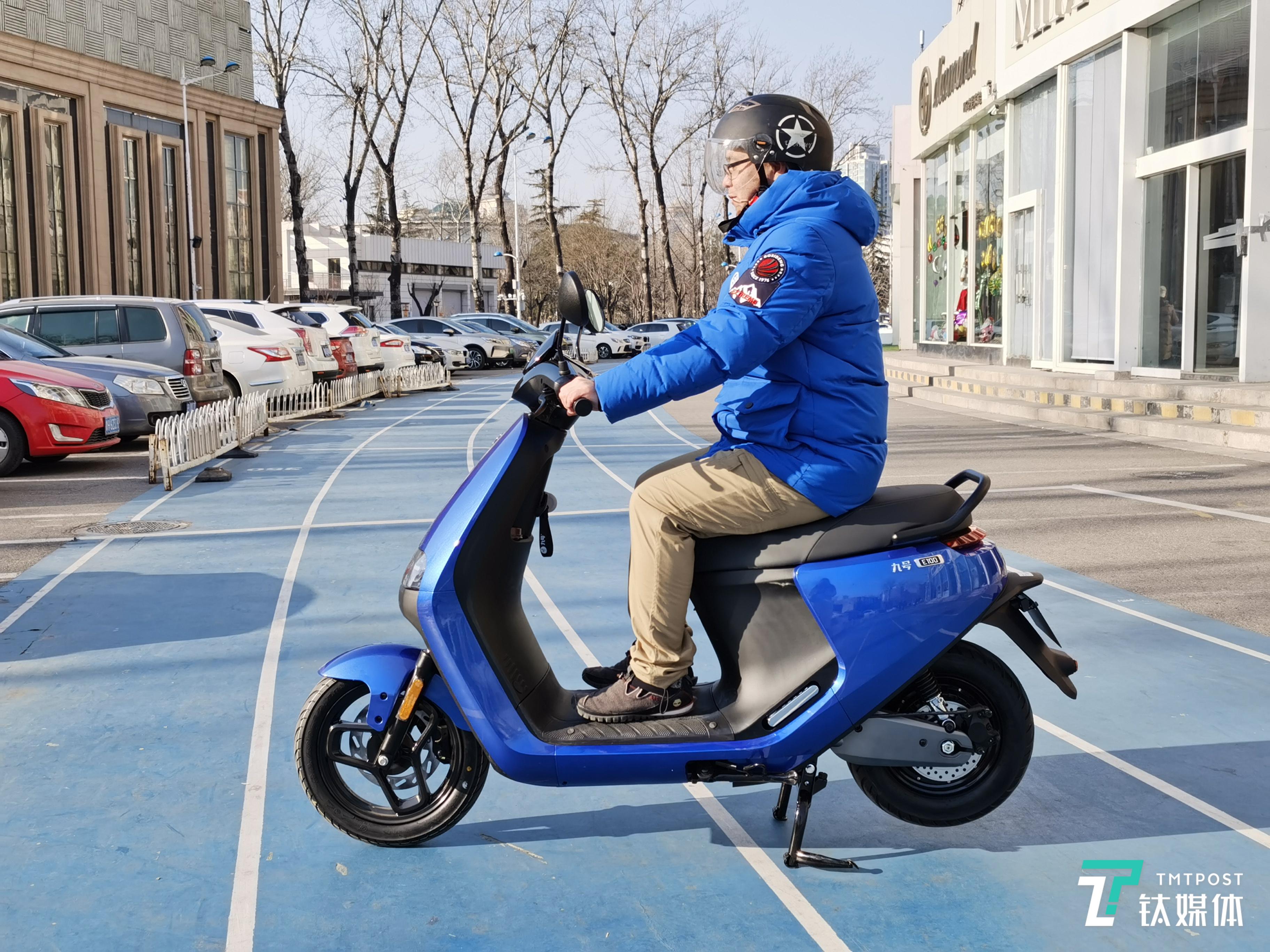 不用钥匙的智能伴侣,九号电动车e100评测