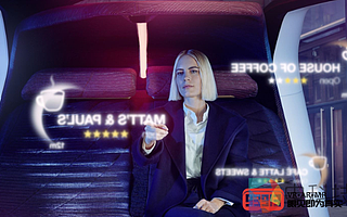 寶馬增強現實擋風玻璃增加了自然交互的注視檢測