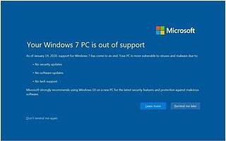 Win7停止更新被指存漏洞威脅 用戶面臨被勒索風(fēng)險(xiǎn)
