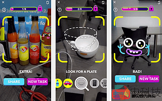 Snapchat物體識別功能將真實(shí)世界變成AR尋寶游戲