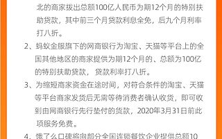 阿里發布告商家書，免服務費免租免息貸款支持新冠肺炎戰役