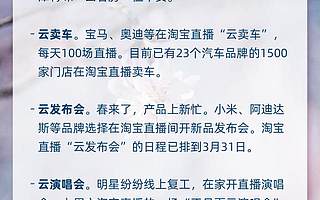 暖报！100种线下职业转战淘宝直播：云卖房、云卖车、云发布会