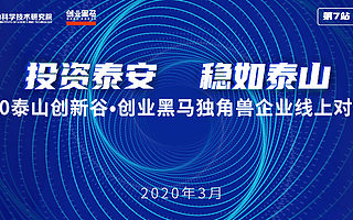 創(chuàng)業(yè)黑馬攜手泰安市舉行政企對接會，助力引進產業(yè)獨角獸