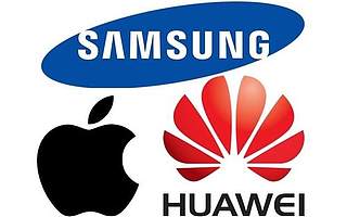 2月智能手机全球市场份额前三为三星、苹果、华为